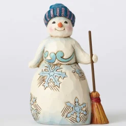 Wonderland Pint Snowman /Broom