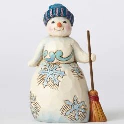 Wonderland Pint Snowman /Broom