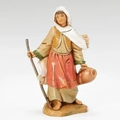 Zina Wife Of Basket Weaver 5", Fontanini, 54094